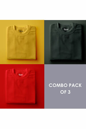 Pack Of 3: Bold (Mustard, Blood Red, Forest Green)